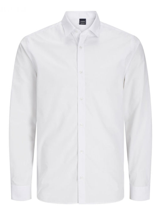 Projekt Produkt Men's Shirt Long Sleeve Cotton White