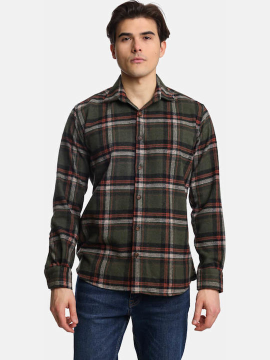 Paco & Co Μακρυμάνικo Overshirt σε Κανονική Γρα...