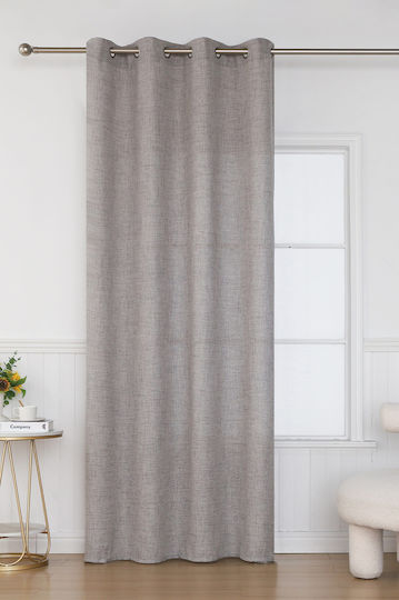 Viokarpet Сиви Пердета И Завеси С Копчета 140x285см Viokarpet Сиви Пердета И Завеси С Копчета 140x285см