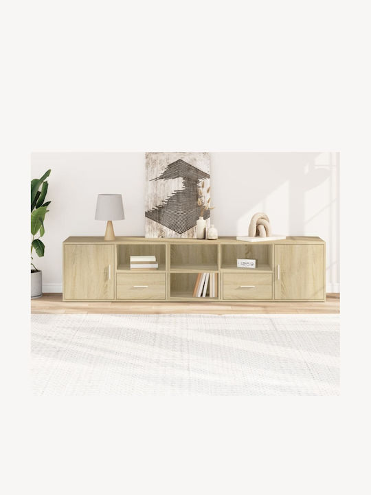 Έπιπλο Τηλεόρασης Sonoma Δρυς Μ200xΠ40xΥ45cm