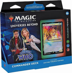 Wizards of the Coast Doctor Who Commander Magic: The Gathering Палуба Парадоксална мощност