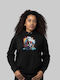 Albert Einstein W Hoodie Black