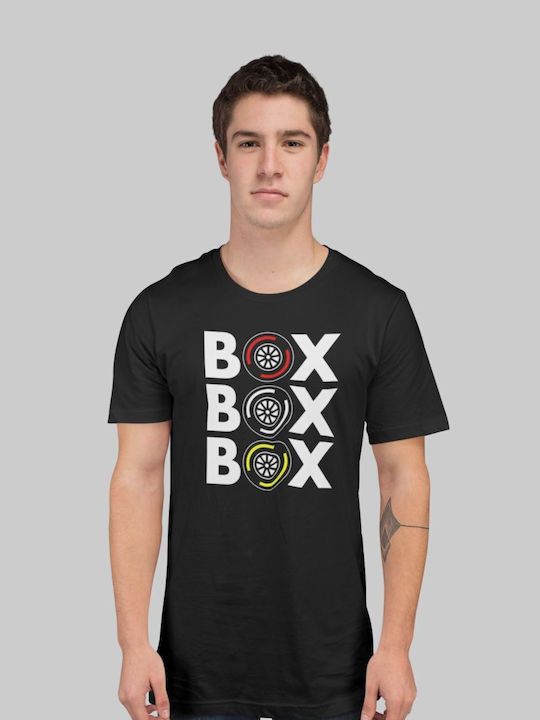 "box Box Box" T-Shirt Schwarz