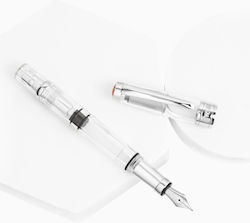 Twsbi Peniță de Caligrafie Mediu Transparent din Aluminiu