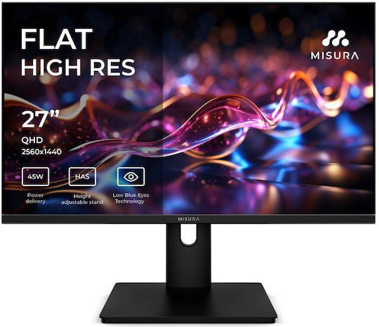 MISURA QW27DQI IPS HDR Curbat Monitor 27" QHD 2560x1440 cu Timp de Răspuns 4ms GTG
