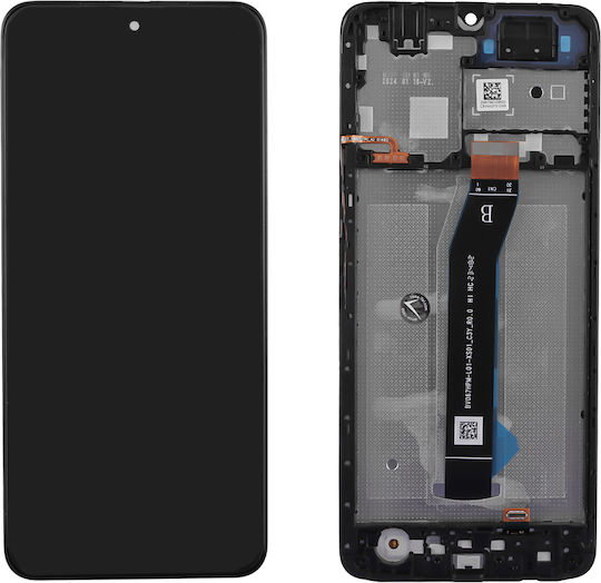 O ecran cu Mecanism Tactil și Cadru pentru Xiaomi Redmi A3 (Negru)