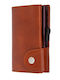 Leather Men's Wallet Classic with RFID Brown