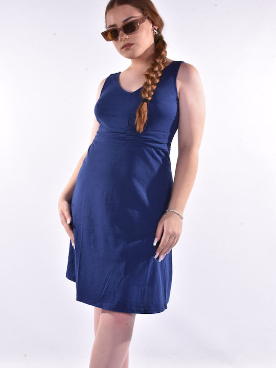Raiden Sommer Damenkleid Blau