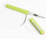 Twsbi Swipe Calligraphy Pen Fine Green made of Plastic with Green Ink Green