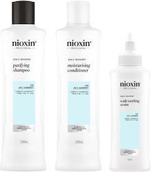 Nioxin Promo Scalp Recovery Purifying Shampoo 200ml & Moisturising Conditioner 200ml & Soothing Serum 100ml Σαμπουάν Ενυδατική Μαλακτική Κρέμα & Καταπραϋντικός Ορός Κατά Πιτυρίδας Nioxin Promo Scalp Recovery Purifying Shampoo 200ml & Moisturising Conditioner 200ml & Soothing Serum 100ml Σαμπουάν Ενυδατική Μαλακτική Κρέμα & Καταπραϋντικός Ορός Κατά Πιτυρίδας