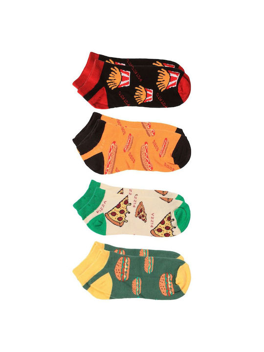 Modernity Food Damen Socken Mehrfarbig 4Pack