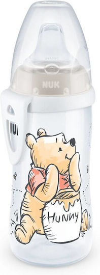 Nuk Active Cup Educational Sippy Cup Silicone Gray Winnie - Grey for 12m+m+ 300ml
