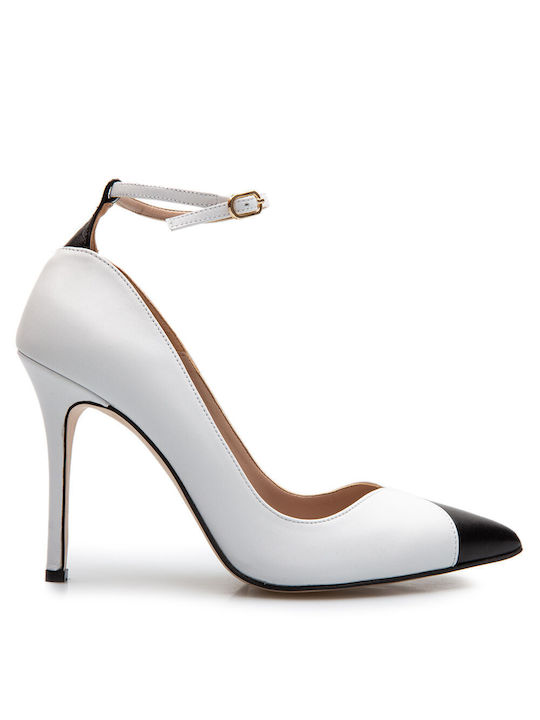 Labrini White Heels