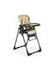 Cangaroo Tiramisu Foldable Baby Highchair 2 in 1 with Adjustable Height Gold Limited Edition