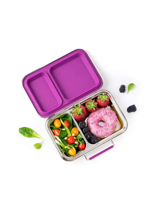 Lekkabox Lunchbox Inox Lila 1Stück