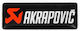 Akrapovic Sticker P-cst3pofill Black-Red-White Piece