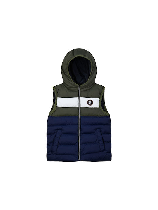 Energiers Kids Quilted Jacket Sleeveless with Hood Maren