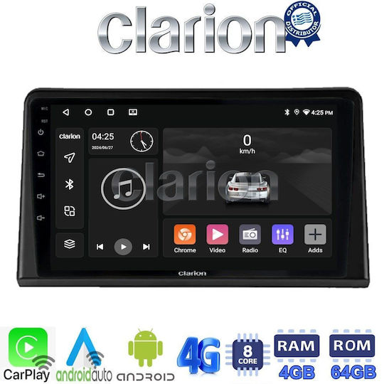 Clarion Автомобилна Аудио Система (Блутут/USB/WiFi/GPS/Apple-Carplay/Android-Auto) с Тъчскрийн 9"
