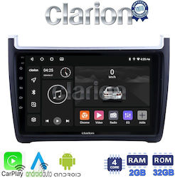 Clarion Автомобилна Аудио Система За Volkswagen Polo / Caddy 2014>2017 С Bluetooth USB И GPS