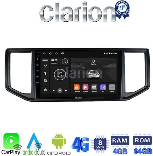 Clarion Car Audio System for Volkswagen Crafter 2017 > 2021 (Bluetooth/USB/WiFi/GPS/Apple-Carplay/Android-Auto) with Touch Screen 9"