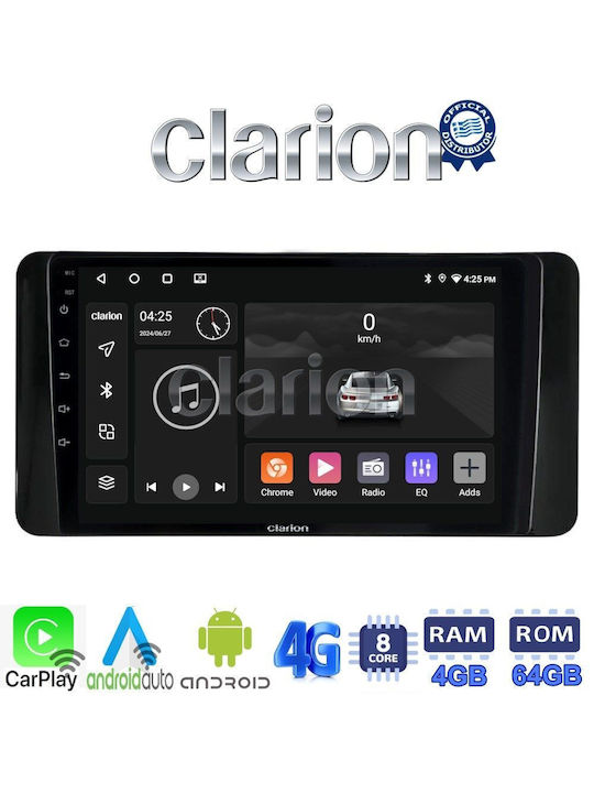 Clarion Ηχοσύστημα Αυτοκινήτου για Skoda Kamiq 2019 > (Bluetooth/USB/WiFi/GPS/Apple-Carplay/Android-Auto) με Οθόνη Αφής 9"