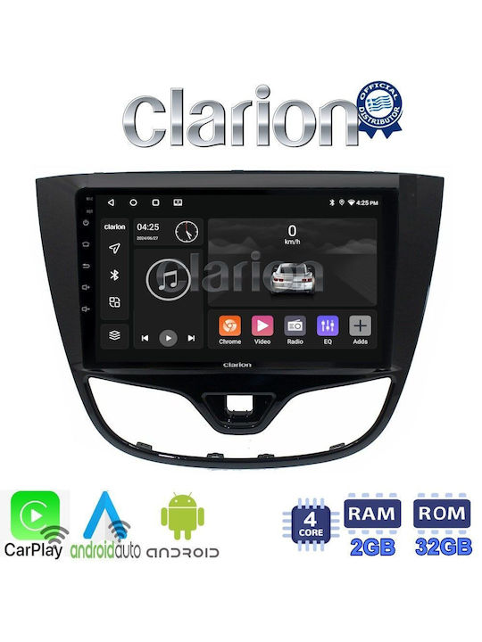 Clarion Ηχοσύστημα Αυτοκινήτου για Opel Karl 2014-2019 (Bluetooth/USB/WiFi/GPS/Apple-Carplay/Android-Auto) με Οθόνη Αφής 9"