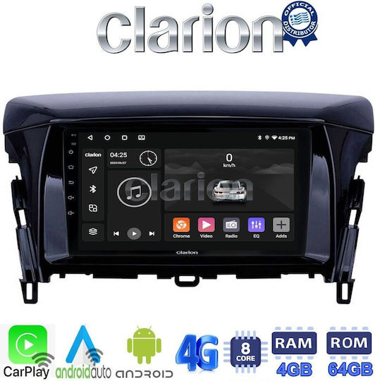 Clarion Ηχοσύστημα Αυτοκινήτου για Mitsubishi Eclipse Cross 2018> (Bluetooth/USB/WiFi/GPS/Apple-Carplay/Android-Auto) με Οθόνη Αφής 9"