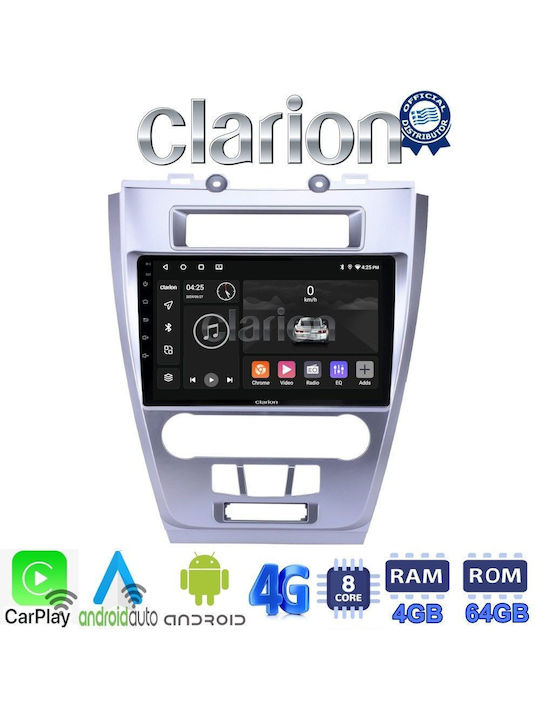 Clarion Ηχοσύστημα Αυτοκινήτου για Ford Fusion 2012>2017 (Bluetooth/USB/WiFi/GPS/Apple-Carplay/Android-Auto) με Οθόνη Αφής 9"