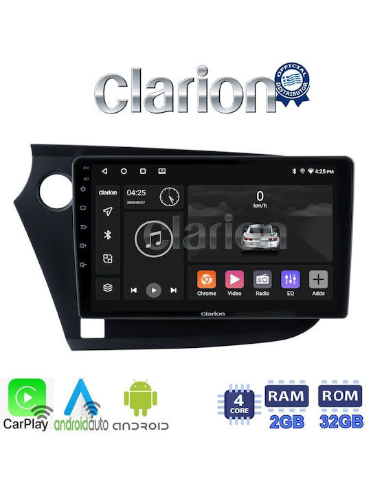 Clarion Ηχοσύστημα Αυτοκινήτου για Honda Insight 2009>2014 (Bluetooth/USB/WiFi/GPS/Apple-Carplay/Android-Auto)