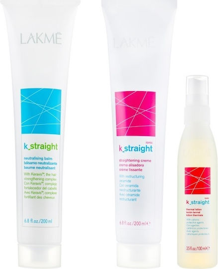 Lakme K. Straight Σετ Θεραπείας για Ισιωμα 3τμχ