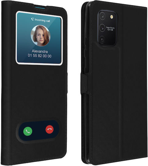 Husă Samsung Galaxy S10 Lite Dual Window Video Stand Negru