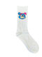 Paperinos Teddy Bear Blue Head Gemusterte Socken Weiß 1Pack