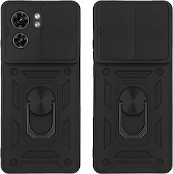 Sonique Campro Back Cover Silicone / Plastic Durable Black (Motorola Edge 40)