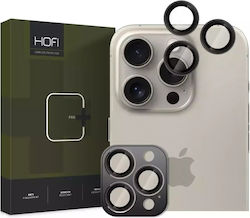 Hofi Camring Pro+ Camera Protection Tempered Glass Black for the Apple iPhone 16 Pro, 16 Pro Max