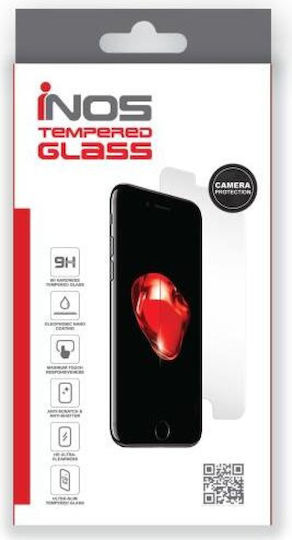 iNOS Full Face Camera Protection Tempered Glass Transparent for the Apple iPhone 16, iPhone 16 Plus