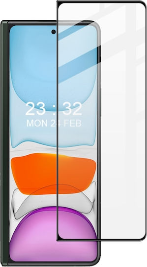 Full Face Tempered Glass Negru (Galaxy Z Fold5)
