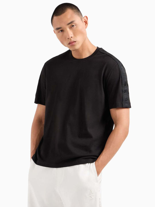 Armani Exchange Ανδρικό T-shirt Κοντομάνικο Μαύρο