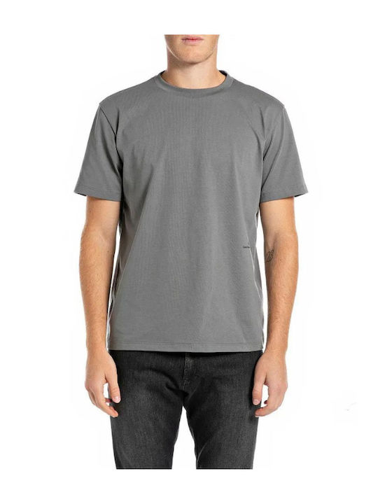 Replay Ανδρικό T-shirt Κοντομάνικο Iron Grey