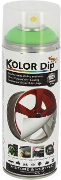 KolorDip Car Paint Spray for Rims & Wheels Green 400ml
