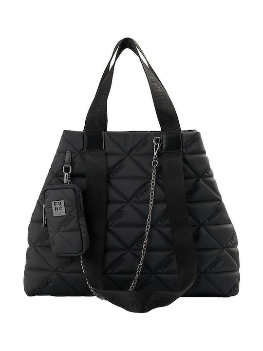 FRNC Damen Tasche Schulter Schwarz