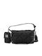 FRNC Leather Women's Bag Crossbody Black