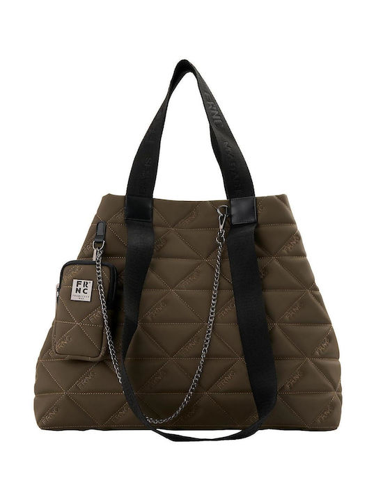 FRNC Damen Tasche Schulter Khaki