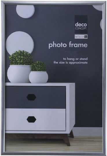 The Paper Box Plastic Photo Frame with Silver Frame