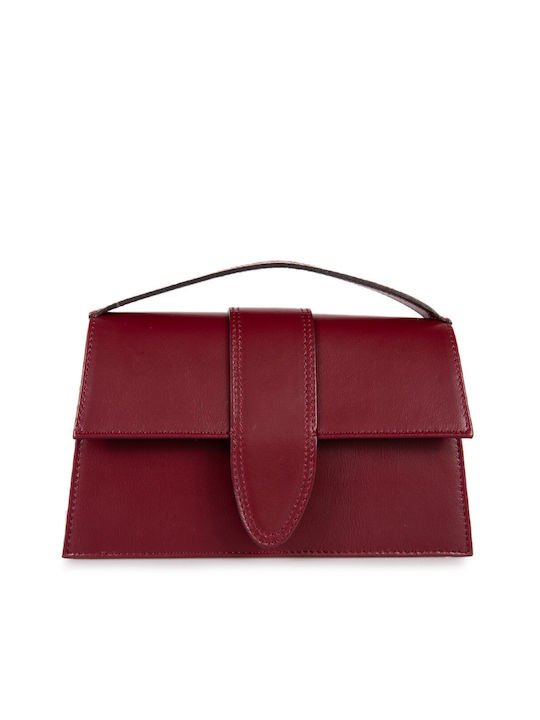 Labrini Damen Tasche Schulter Burgundisch