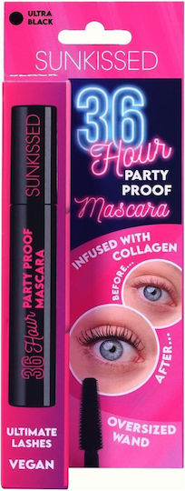 Sunkissed 36-Stunden Party Proof Wimperntusche Schwarz 12ml