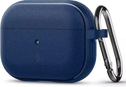 Caseology Vault Hülle Silikon mit Haken in Marineblau Farbe für Apple AirPods Pro