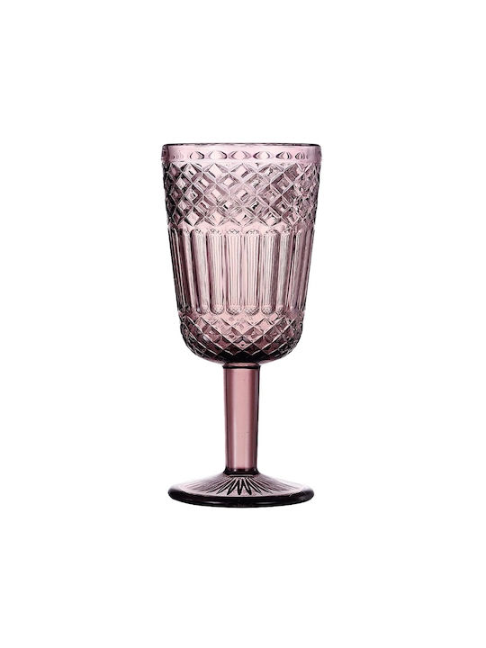 Ready Glass made of Glass in Purple Color Goblet 1pcs