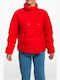 Women's Short Lifestyle Jacket for Winter Red