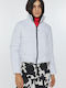 Women's Short Lifestyle Jacket for Winter White