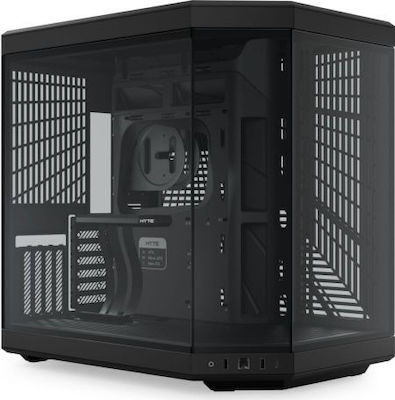 HYTE Y70 Midi Tower Computer Case with Window Panel Black